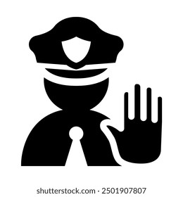 Policeman icon vector illustration graphic design