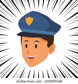 policeman only face