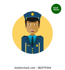 Policeman portrait