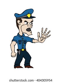 Policeman Says Stop