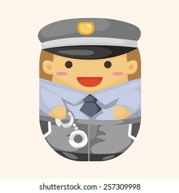 policeman theme elements