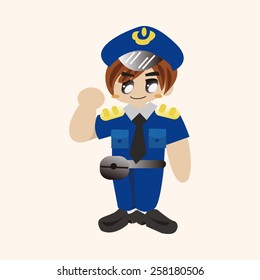 policeman theme elements
