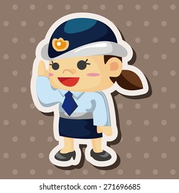 policeman theme elements