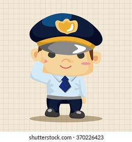 policeman theme elements