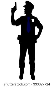 policeman in uniform 