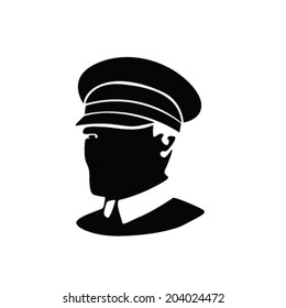 policeman vector silhouette