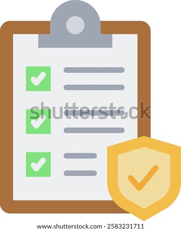 Policies Icon Element For Design