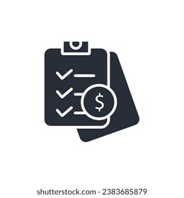 policies icon. vector.Editable stroke.linear style sign for use web design,logo.Symbol illustration.