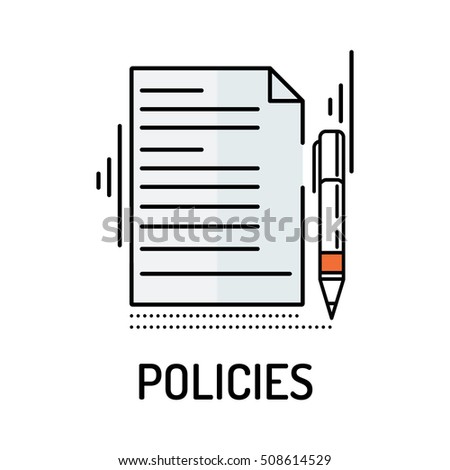 POLICIES Line icon