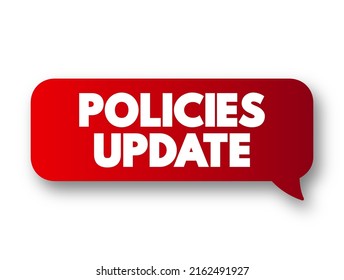 1,853 Policy Update Images, Stock Photos & Vectors | Shutterstock