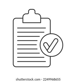 Policies vector icon. Line sign for mobile concept and web design. Symbol, logo illustration. Vector graphics