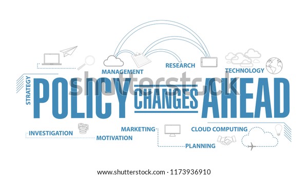 Policy Changes Ahead Diagram Plan Concept Stock Vector (Royalty Free ...