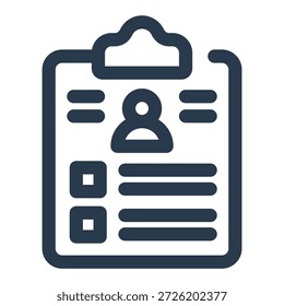 Ícone Vetor do Manual de Políticas para HRMS
