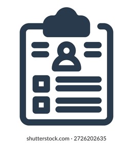 Ícone Vetor do Manual de Políticas para HRMS