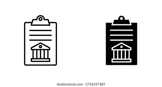 Colección de diseño de icono de directiva. Signo y Vector para diseños de interfaz de usuario
