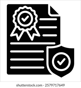 Policy Icon Element For Design