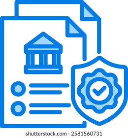 Policy Icon Element For Design