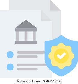 Policy Icon Element For Design