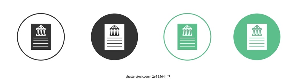 Conjunto de iconos de políticas. para concepto móvil y Diseño web.