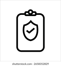 ícones de política. ícone de linha simples ilustração de vetor
