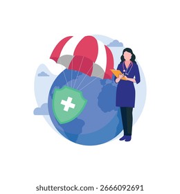 Policy Vector Illustration which can easily edit or modify

