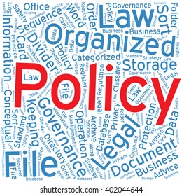 Policy ,Word cloud art  background