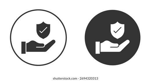 Icono de titular de póliza doodle Vectores, Ilustración vectorial