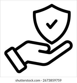 Symbolelement des Versicherungsnehmers für das Design