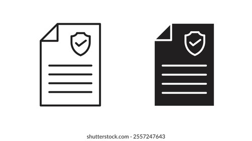 Policyholder Icon set. vector illustration set