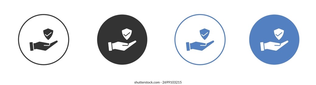 Vetor de ícone de detentor de política. Design de ilustração do modelo de logotipo