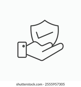 Policyholder isolated icon. vector illustration.