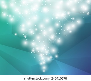 Poligon geometric background. Color artwork. Snow vector background eps10