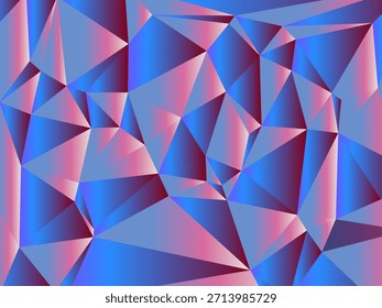Poligon geometrischen Hintergrund.Farbe abstrakte poligonal Hintergrund. Vektor nahtlose geometrische Hintergründe.auf geometrische Formen von Dreiecken verschiedener Größen.