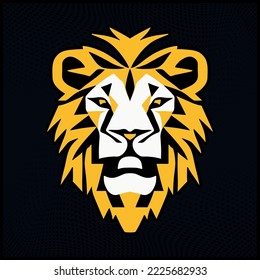 Poligon Lion Logo Art Design