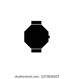 poligon smartwatch sign symbol. flat design 