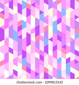 Poligonal multicolored pattern. Seamless background. Abstract geometric wallpaper of the surface. Bright colors. Print for polygraphy, posters, t-shirts and textiles. Unique texture. Doodle for design