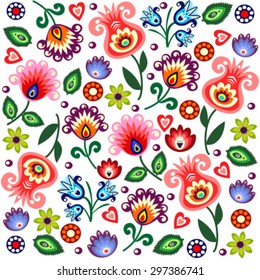 Polish Folk Pattern - Background