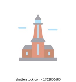 Polish, lighthouse icon. Simple color vector elements of pharos icons for ui and ux, website or mobile application