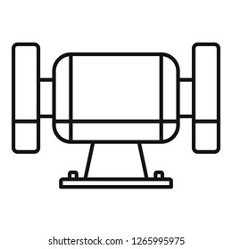 Polish miter icon. Outline polish miter vector icon for web design isolated on white background