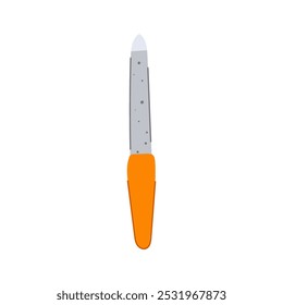 polish nail file cartoon. care tool, salon beauty, hygiene trim polish nail file sign. isolated symbol vector illustration