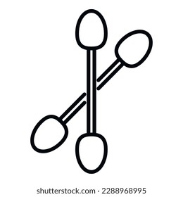 Polish tool icon outline vector. Manicure element. Pedicure beauty