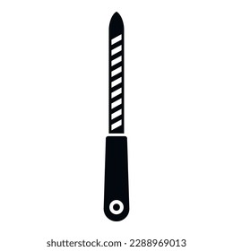 Polish tool icon simple vector. Care spa. Salon cosmetic