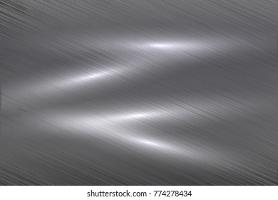 Polished metal surface.