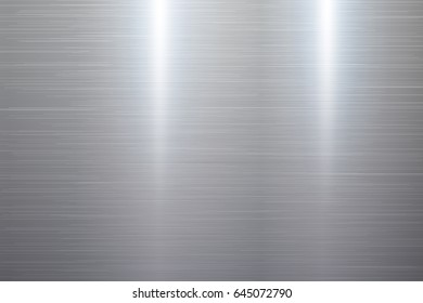 Polished metal texture background. Vector illustration