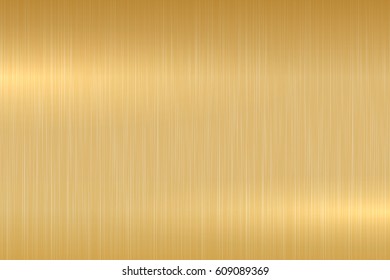 Texture dorée métallique - arrière-plan vectoriel.