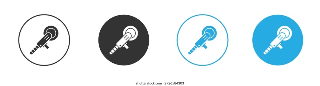 Iconos del pulidor, para el concepto móvil y el Diseño web. Ilustración vectorial. EPS10