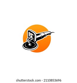 polisher machine - car detailing illustration vector