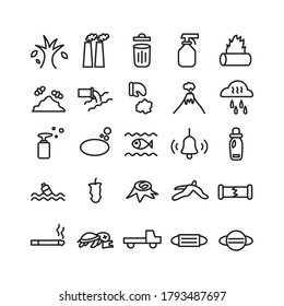 Politic icon set vector line for website, mobile app, presentation, social media. Suitable for user interface and user experience.