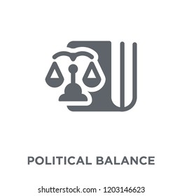 political Balance icon. political Balance design concept from Political collection. Simple element vector illustration on white background.