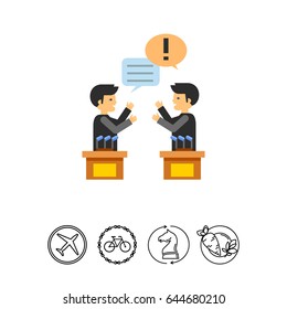 Political Debates Icon